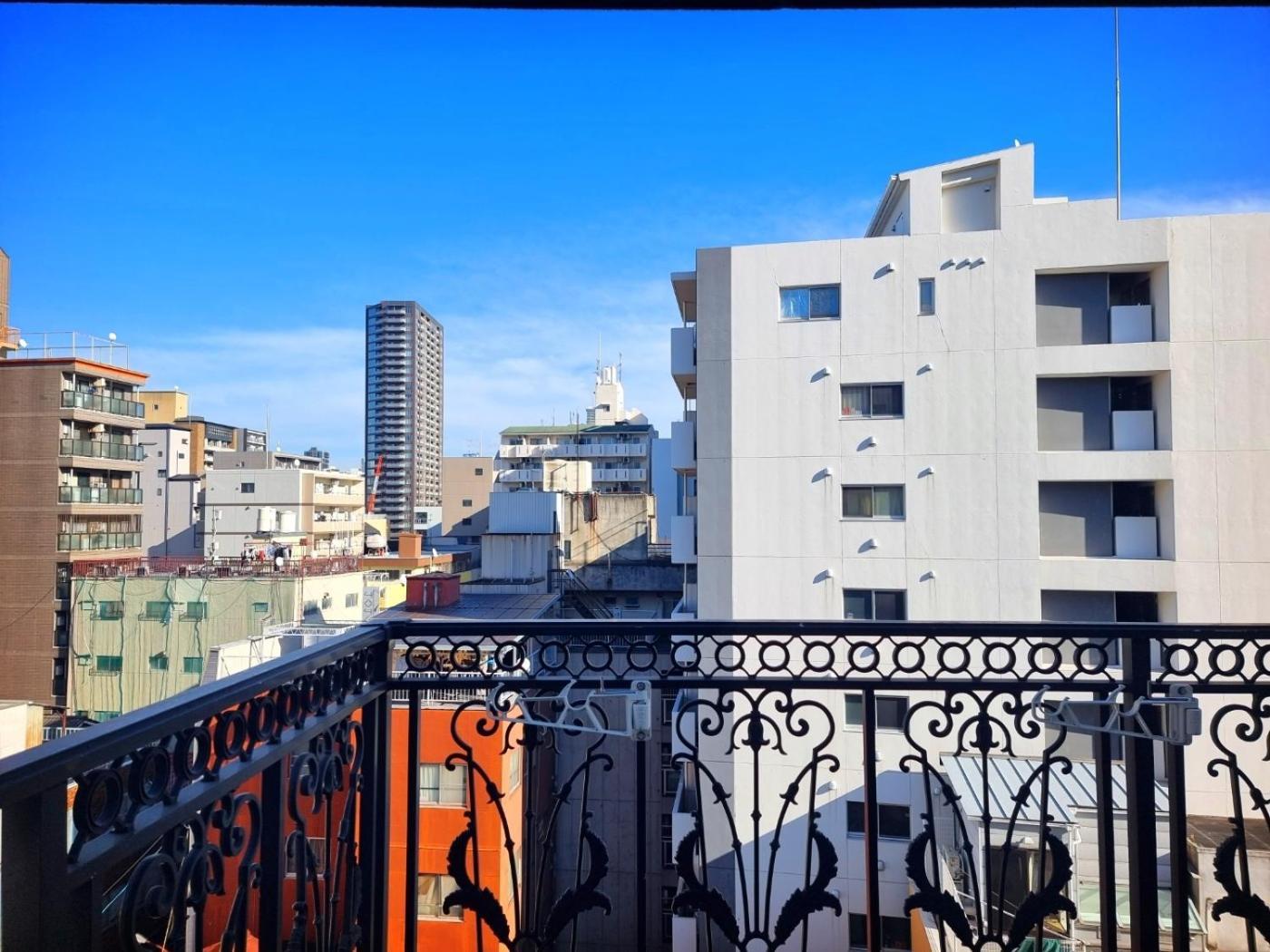 오사카 네코하우스 난바점 Apartment Exterior foto