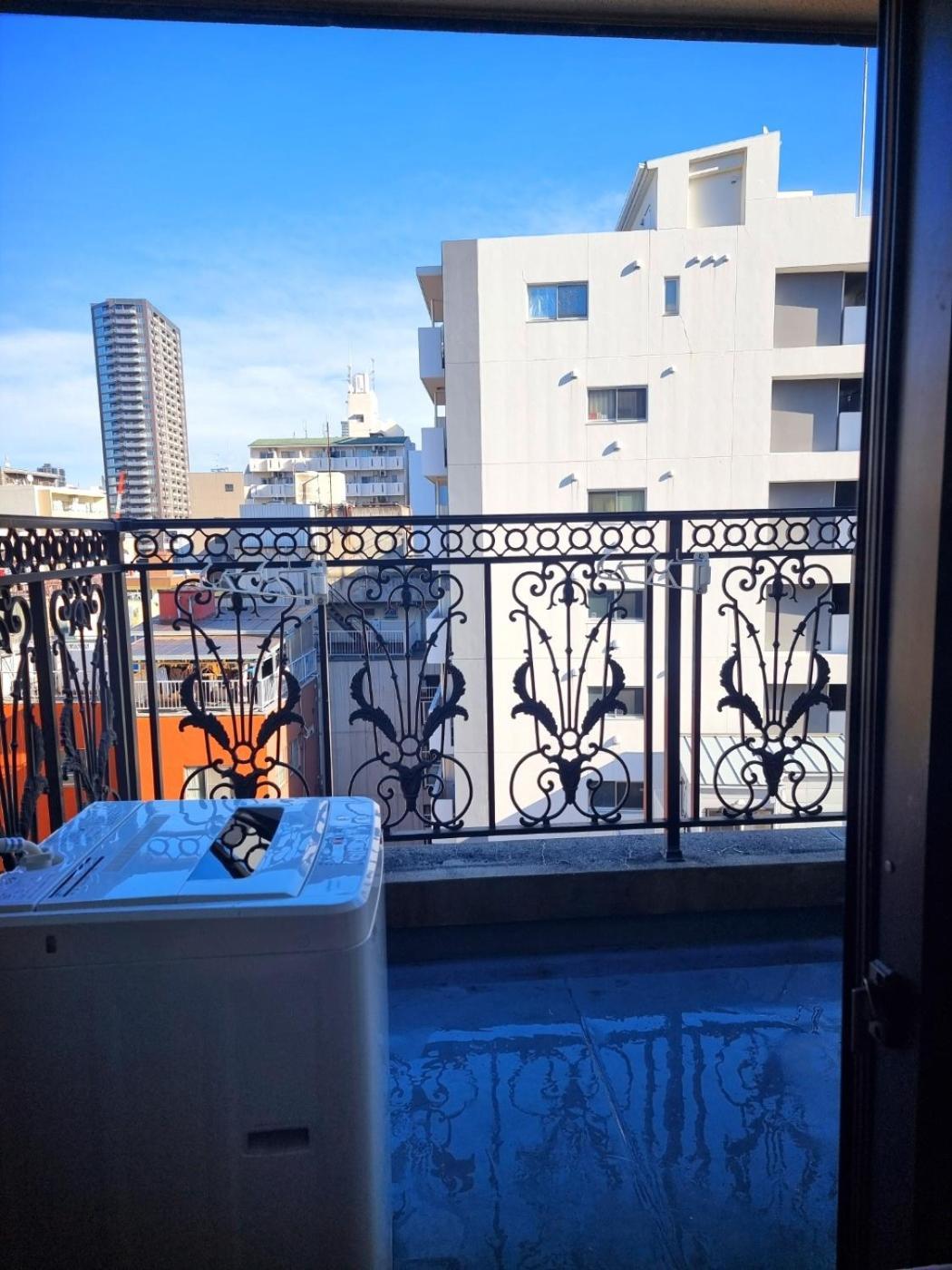 오사카 네코하우스 난바점 Apartment Exterior foto