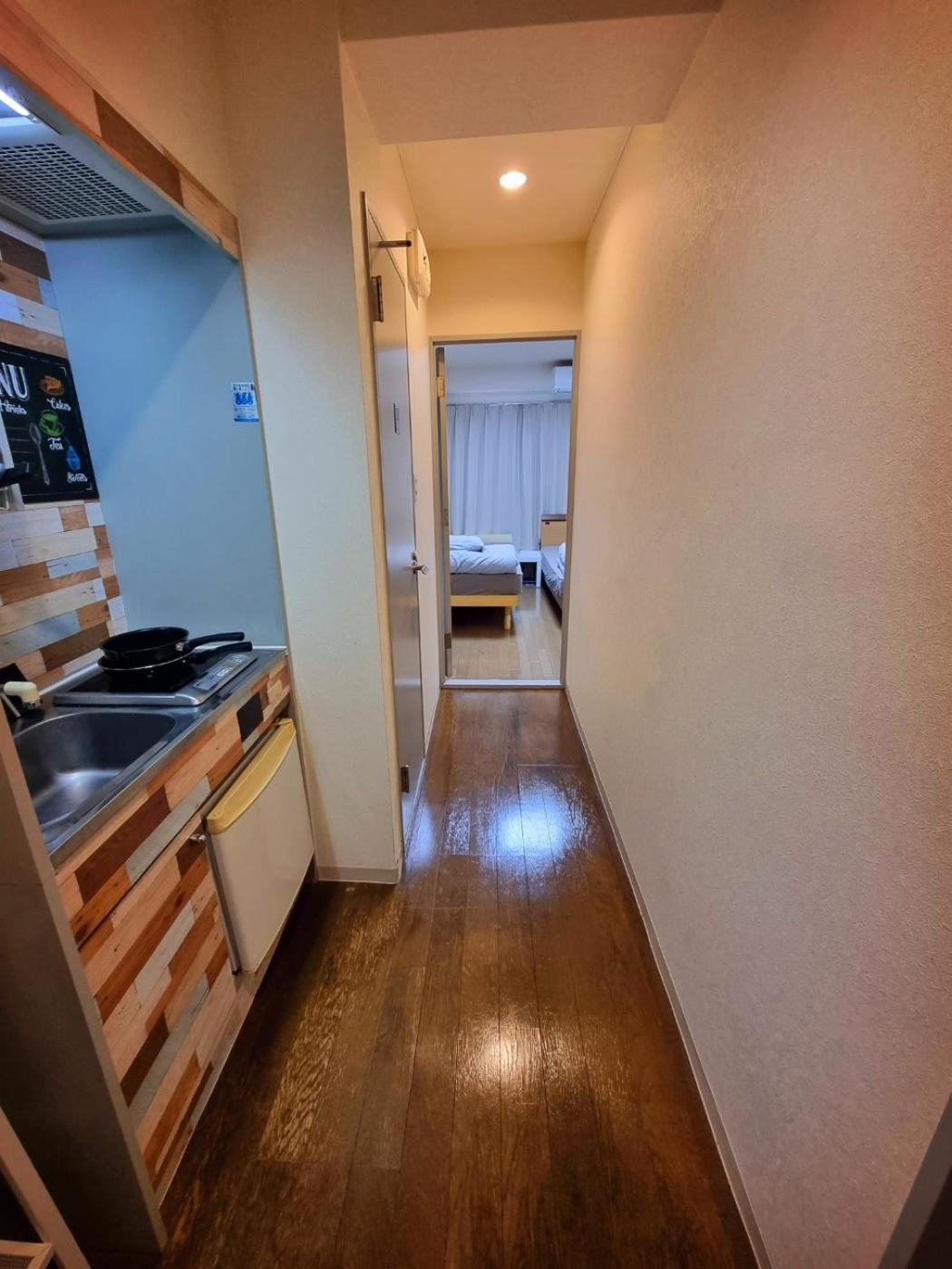 오사카 네코하우스 난바점 Apartment Exterior foto