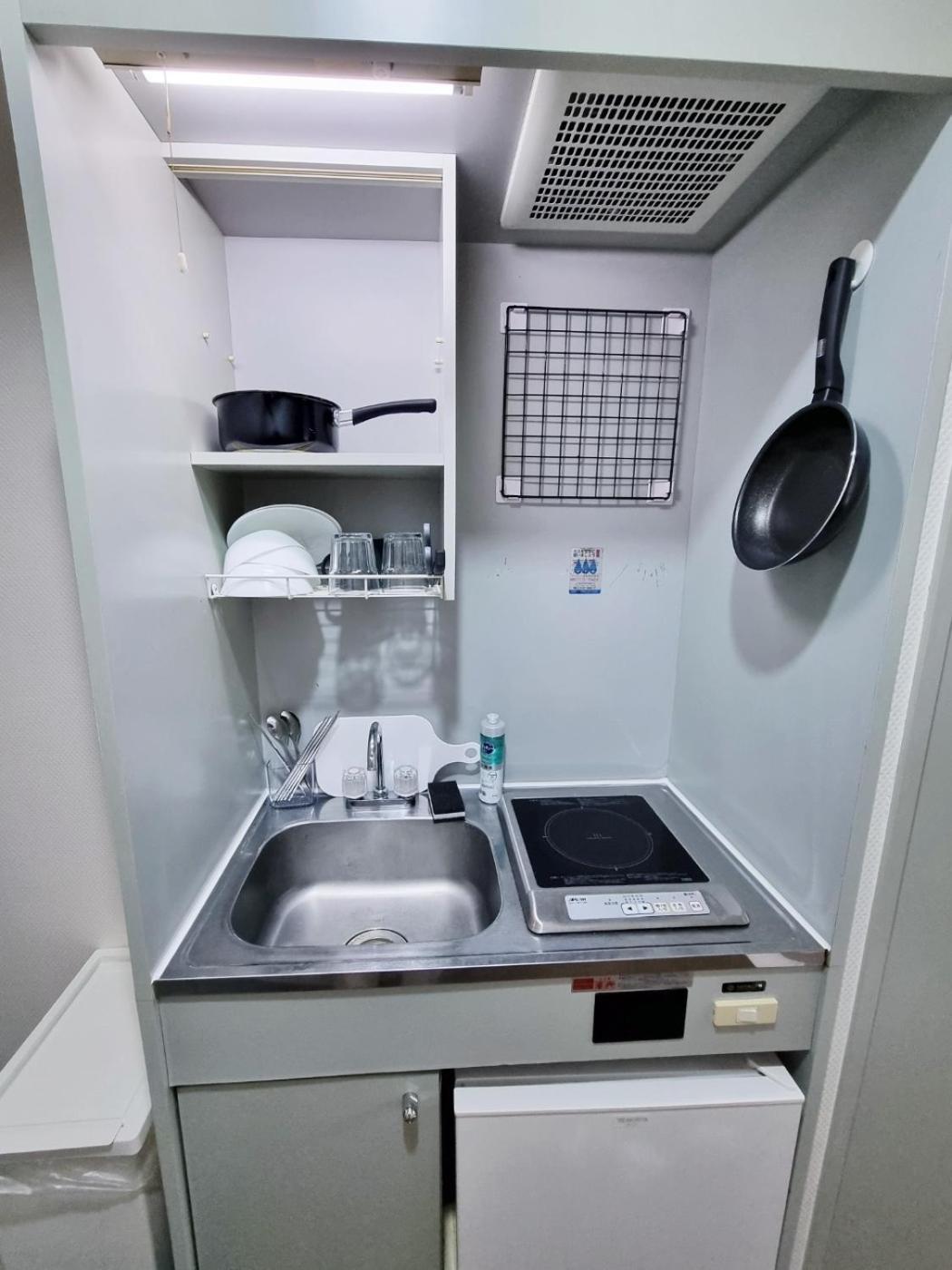 오사카 네코하우스 난바점 Apartment Exterior foto