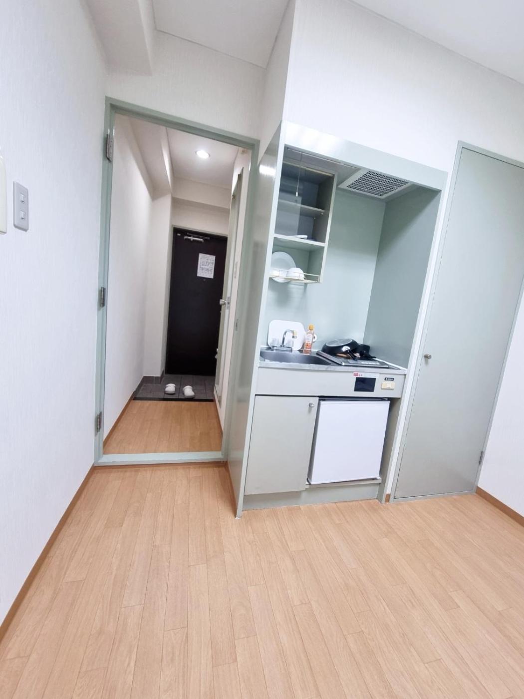 오사카 네코하우스 난바점 Apartment Exterior foto